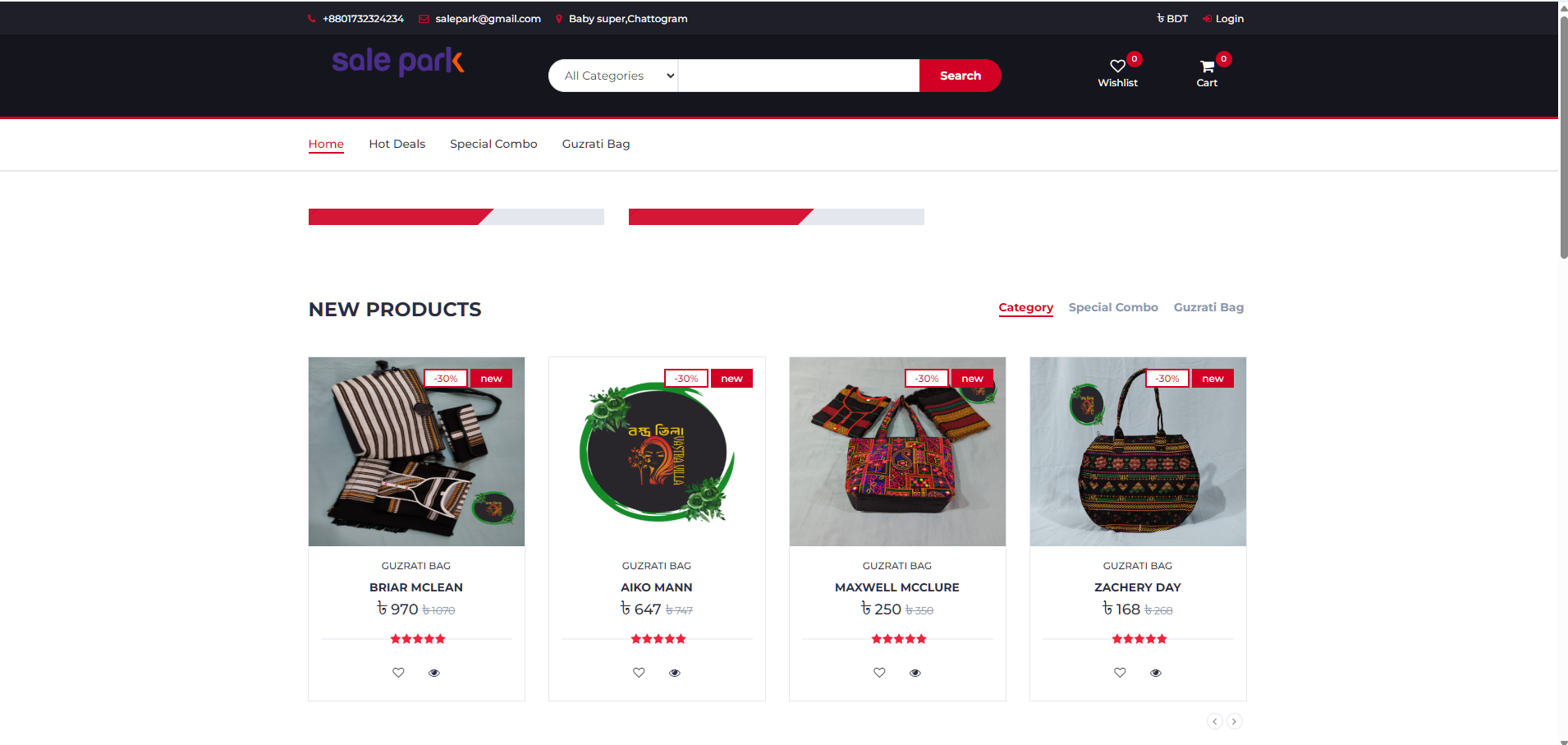 Salepark Multi-Vendor Marketplace