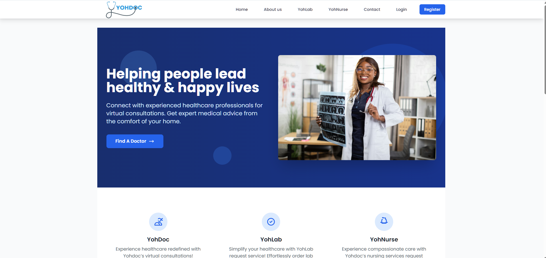 Healthcare Corporate Portal yohdoc