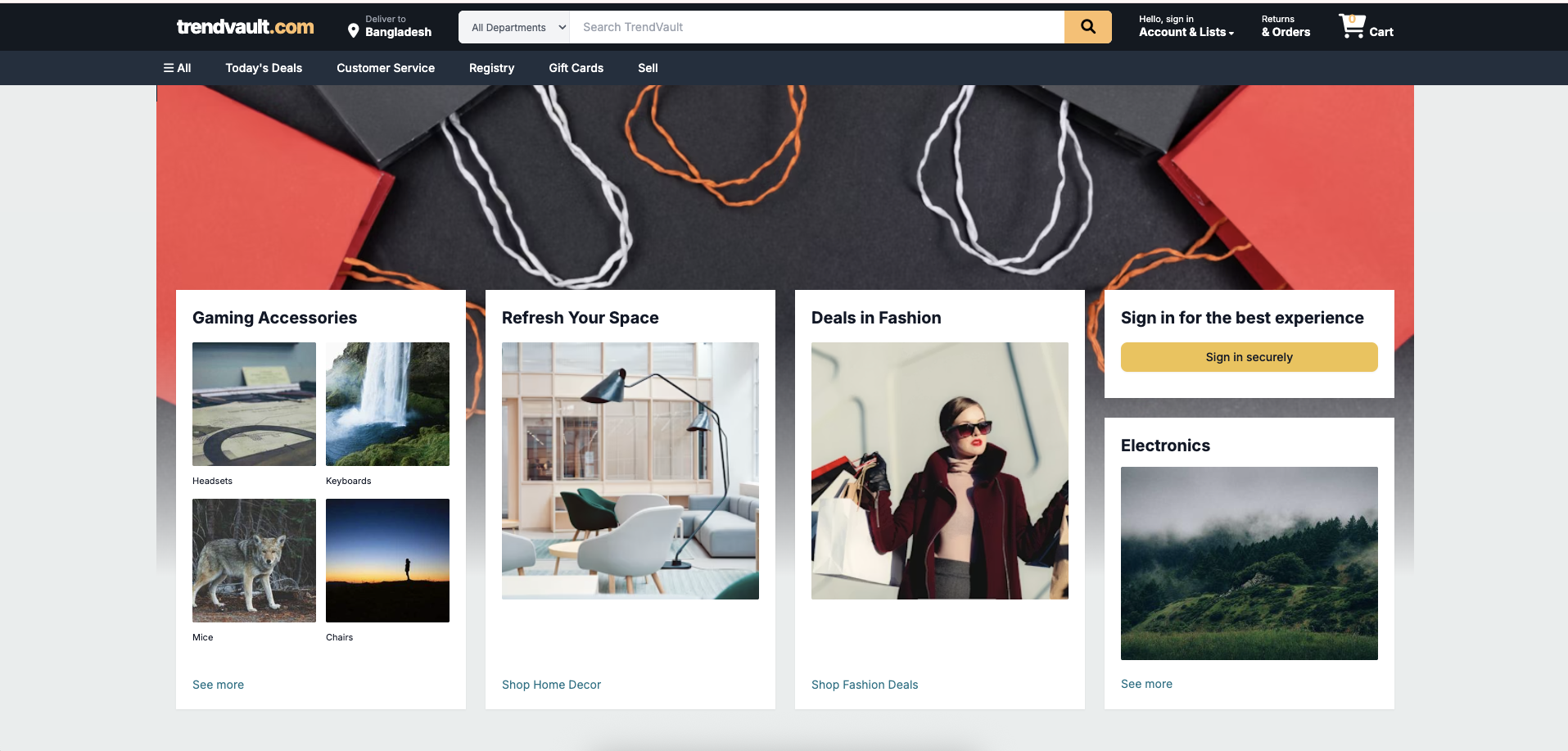 Website like Amazon
